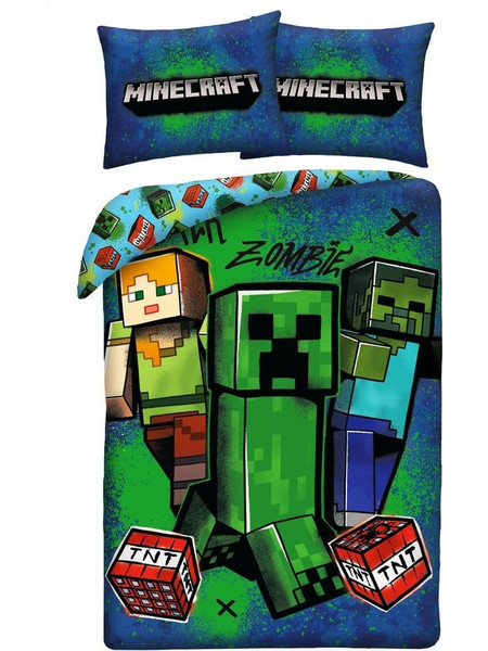 Minecraft Duvet Set Ver. 10 140 x 200 cm / 70 x 90 cm
