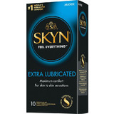 Manix Skyn Extra Lubricated Προφυλακτικά Λεπτά με Λιπαντικό 10τμχ