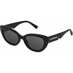 Sting SST458 0700 Γυναικεία Γυαλιά Ηλίου Cat Eye Κοκάλινα Μαύρα με Μαύρο Polarized Φακό
