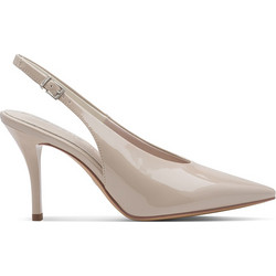 Tamaris Γόβες Slingback Λουστρίνι με Τακούνι Στιλέτο Μπεζ 1-29622-46-400