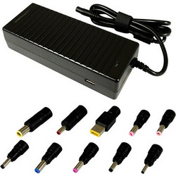 LC-Power Φορτιστής Laptop 120W 19V 6.32A με Ενσωματωμένο Καλώδιο Τροφοδοσίας & Σετ Βυσμάτων LC120NB