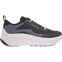 Calvin Klein Wedge Runner Γυναικεία Sneakers Μαύρα Λευκά YW0YW01577-0GM