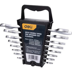 DELI σετ γερμανικά κλειδιά DL160008A, 6x7-20x22mm, 8τμχ