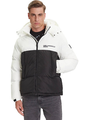 Tommy Jeans Archive Colorblock Ανδρικό Μπουφάν Χειμωνιάτικο Puffer Πολύχρωμο DM0DM14457-YBR