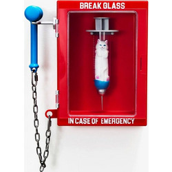 RIPNDIP Men In Case Of Emergency Vinyl Toy - RED - RNDICETOY