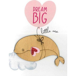 Ευχετήρια Κάρτα Dream big little one Κορίτσι