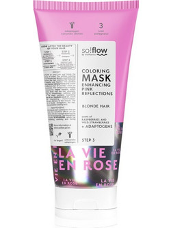 So!flow Coloring Mask Blonde Hair Pink Χρωμομάσκα Μαλλιών 200ml