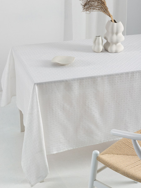 Τραπεζομάντηλο Αλεκιαστο Formal Dinner 175x260 MILLY WHITE