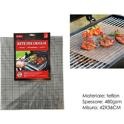 Σχάρα εύκαμπτη ψησίματος BBQ 42x36 cm 749572