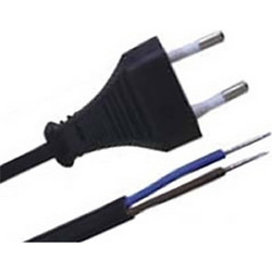 ΚΑΛΩΔΙΟ ΤΡΟΦΟΔΟΣΙΑΣ 2X0.75mm 3m ΔΙΠΟΛΙΚΟ ΜΑΥΡΟ YUN (ΣΕΤ ΜΕ 5)