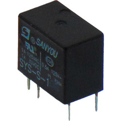 RELAY SUBMINIATURE 1P 24V DC 1A SYS-S-124L G/SAN (ΣΕΤ ΜΕ 25)
