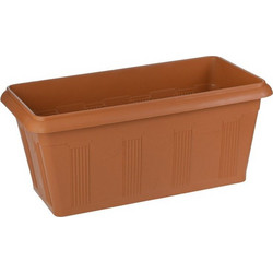 Ζαρντινιέρα Πλαστική Τερακότα 60x28x26cm - 35lt