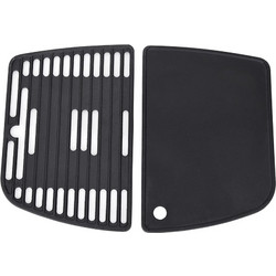 ΣΕΤ ΣΧΑΡΑ-ΠΛΑΚΑ ΜΑΝΤΕΜΕΝΙΑ GS GRILL 2 MINI