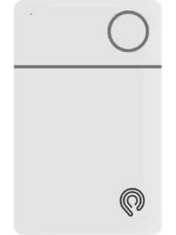 Hyperloq LocaCard Android Anti-Lost Tracker Google Find My Device White 1 Pack