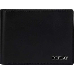REPLAY MAN BIG WALLET BLACK