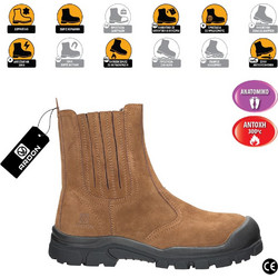 Ardon Welder Μποτάκια Ασφαλείας SB Καφέ AR-G3292
