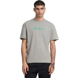REPLAY M T-SHIRT - M3221 .000.2660-589 SILVER