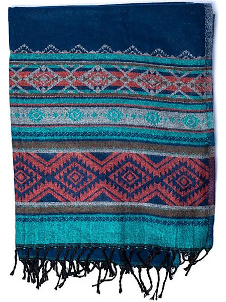 Κουβέρτα Διαλογισμού Ocean - Meditation Shawl Bohemian Made in Nepal 200x100cm