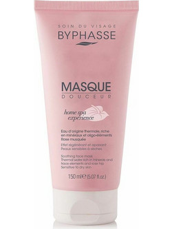 Byphasse Home Spa Experience Soothing Mask Κρεμώδης Μάσκα Προσώπου για Καταπράυνση 150ml
