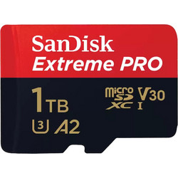 Sandisk Extreme Pro microSDXC 1TB Class 10 U3 V30 UHS-I A2 + Adapter