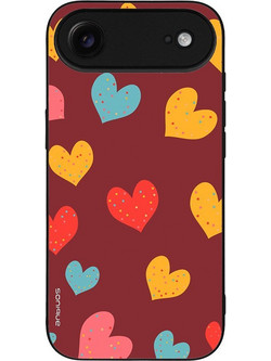 Sonique Heart Series Cover Burgundy (iPhone 17 Air)