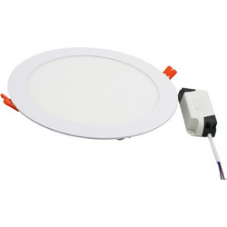 Adeleq Στρογγυλό Χωνευτό LED Panel 24W με Ψυχρό Λευκό Φως 6300K 22εκ