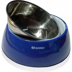Pet Interest Dual Bowl Διπλό Μπολ Μπλέ S, 200ml
