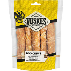 Voskes Voeders Rawhide with Chicken Sticks 17cm 12τμχ