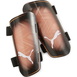 Puma Ultra Light Strap Επικαλαμίδες Ποδοσφαίρου Ενηλίκων Μαύρες Χρυσές 030834-08