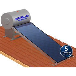 Super Solar SSGK3 Ηλιακός Θερμοσίφωνας 160lt 2.4m² Glass Τριπλής Ενέργειας Κεραμοσκεπής