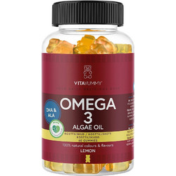 VitaYummy Omega 3 Algae Oil Λεμόνι 60 Ζελεδάκια