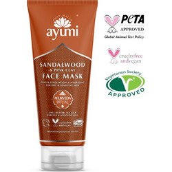 Ayumi Sandalwood & Pink Clay Face Mask 100ml