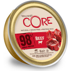 Wellness Core Adult 98% Single Protein Grain Free with Beef 85gr