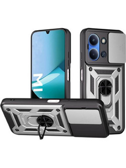 Bodycell Armor Slide Θήκη Κινητού Silver (Xiaomi Redmi 15C 5G / Poco C85 5G)