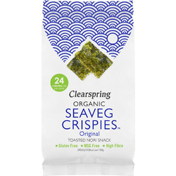 Clearspring Βιολογικό Σνακ Seaveg Crispies με Φυσική Γεύση Χ/ΓΛ Clearspring Βιολογικό Σνακ Seaveg Crispies με Φυσική Γεύση Χ/ΓΛ 4g