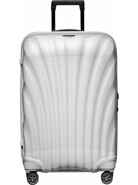 Samsonite C-Lite Βαλίτσα Μεσαία 69x45x25cm με 4 Ρόδες Λευκή