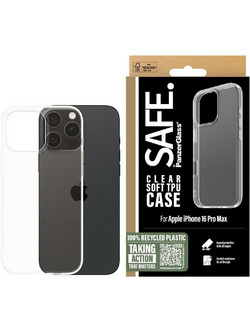 PanzerGlass Case Safe By Tpu For Iphone 16 Pro Max Transparent - (SAFE95899)