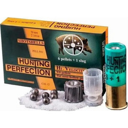 SuperKill HUNTING PERFECTION 6+1 Φυσίγγια Δράμια 12Cal 76mm 5τμχ