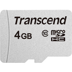 Transcend 300S microSDHC 4GB Class 10 U3 V30 A1