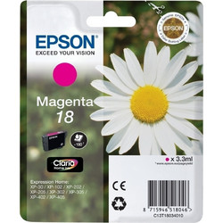 Epson 18 Magenta Μελάνι Εκτυπωτή Inkjet C13T180340