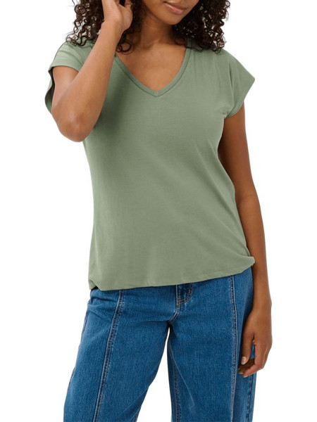 KAFFE Μέντα tencel μπλούζα Lise 10504040 176212