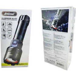 Andowl Φακός Led 2000mAh IP45 Q-D977C - Aluminum Alloy Strong Light Flashlight 075921