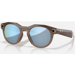 Oakley Meta HSTN Smart glasses Deep Water Polarized Lenses, S/M, Frame Brown Smoke (00W8002 80020651)