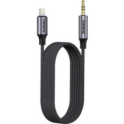 Καλώδιο Ήχου Foneng BM31 Metal Lightning σε 3.5mm 1m Μαύρο