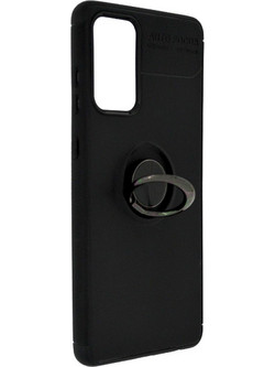 Ancus AutoFocus Shock Proof Ring Back Cover Black (Samsung Galaxy A72 / A72 5G)