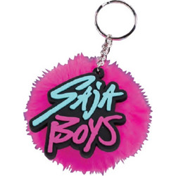 Blue Sky KPop Demon Hunters Pom Pom Keychain Saja Boys Μπρελόκ