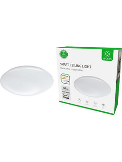 Smart Πλαφονιέρα Woox R5111 LED Wi-Fi 2700-6500K 1200lm 15W White
