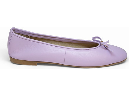 Bigshoes GA2137-10 Δερμάτινη Μπαλαρίνα Λιλά