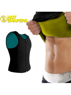 Hot Shapers Γιλέκο Αδυνατίσματος & Εφίδρωσης Μαύρο Κίτρινο GL-35013