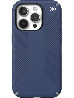 SPECK (150563-3206) IPHONE 15 PRO MAGSAFE CASE, PRESIDIO2 GRIP (COASTAL BLUE/DUSTGREY/WHITE)